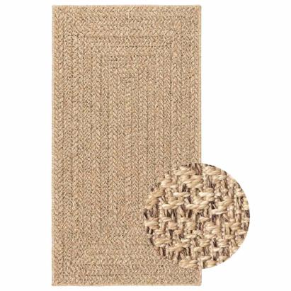Covor ZIZUR aspect iută, 80x150 cm, pentru interior și exterior GartenMobel Dekor