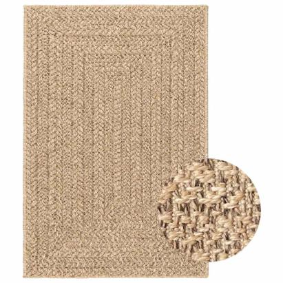 Covor ZIZUR aspect iută 140x200 cm, pentru interior și exterior GartenMobel Dekor