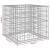 Coș gabion, argintiu, 70x70x65 cm, fier galvanizat GartenMobel Dekor