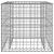 Coș gabion, argintiu, 70x70x65 cm, fier galvanizat GartenMobel Dekor