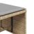 Scaune de grădină cu perne 4 buc. mix bej 41x41x36 cm poliratan GartenMobel Dekor