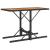 Set bistro cu perne, 3 piese, negru, poliratan GartenMobel Dekor