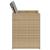 Set mobilier pentru grădină, 5 piese, cu perne, bej, poliratan GartenMobel Dekor