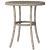 Set bistro cu perne, 3 piese, gri deschis, poliratan GartenMobel Dekor