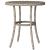 Set bistro cu perne, 3 piese, gri deschis, poliratan GartenMobel Dekor