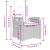 Scaune de grădină rabatabile cu perne, 2 buc., gri, poliratan GartenMobel Dekor