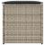 Cutie pentru perne Gri deschis 50 x 50 x 50 cm poliratan GartenMobel Dekor