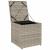 Cutie pentru perne Gri deschis 50 x 50 x 50 cm poliratan GartenMobel Dekor