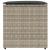 Cutie pentru perne Gri deschis 50 x 50 x 50 cm poliratan GartenMobel Dekor