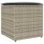 Cutie pentru perne Gri deschis 50 x 50 x 50 cm poliratan GartenMobel Dekor