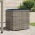Cutie pentru perne cu depozitare Gri 50 x 50 x 50 cm poliratan GartenMobel Dekor