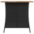 Set mobilier de grădină cu perne, 5 piese, negru, poliratan GartenMobel Dekor