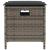 Set mobilier de grădină cu perne, 5 piese, gri, poliratan GartenMobel Dekor