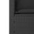 Set mobilier de grădină cu perne, 3 piese, negru, poliratan GartenMobel Dekor