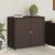 Dulap depozitare de grădină, maro, 83x45x76 cm, poliratan GartenMobel Dekor