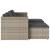 Set canapea de grădină cu perne, 5 piese, poliratan/lemn acacia GartenMobel Dekor