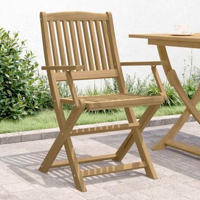 Scaune grădină pliante 2 buc. 54x61x88 cm lemn masiv acacia GartenMobel Dekor