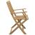 Scaune grădină pliante 4 buc. 54x61x88 cm lemn masiv acacia GartenMobel Dekor