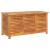 Ladă depozitare grădină cu grilaj 113x50x56cm lemn masiv acacia GartenMobel Dekor