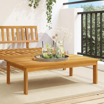 Masă de grădină, 100x60x30 cm, lemn masiv de acacia GartenMobel Dekor
