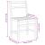 Set mobilier de balcon, 3 piese, lemn masiv de acacia GartenMobel Dekor