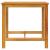 Set mobilier de balcon, 3 piese, lemn masiv de acacia GartenMobel Dekor