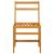 Set mobilier de balcon, 3 piese, lemn masiv de acacia GartenMobel Dekor
