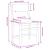 Set mobilier de balcon cu perne, 3 piese, lemn masiv acacia GartenMobel Dekor