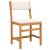Set mobilier de balcon cu perne, 3 piese, lemn masiv acacia GartenMobel Dekor