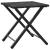 Set mobilier de grădină, pliabil, 5 piese, negru, poliratan  GartenMobel Dekor