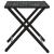 Set mobilier de grădină, pliabil, 5 piese, negru, poliratan  GartenMobel Dekor