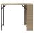 Set mobilier de grădină, pliabil, 5 piese, bej, poliratan  GartenMobel Dekor