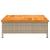 Mască suport umbrelă de soare, bej 70x70x25 cm poliratan/acacia GartenMobel Dekor