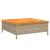 Mască suport umbrelă de soare, bej 70x70x25 cm poliratan/acacia GartenMobel Dekor