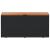Ladă depozitare grădină negru 110x50x54cm lemn acacia/poliratan GartenMobel Dekor
