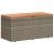 Ladă depozitare grădină gri 110x50x54 cm lemn acacia poliratan GartenMobel Dekor