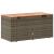 Ladă depozitare grădină gri 110x50x54 cm lemn acacia poliratan GartenMobel Dekor