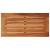 Masă laterală de grădină blat lemn bej 58x27,5x55 cm poliratan GartenMobel Dekor