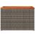Mese laterale de grădină 2 buc. gri 55x34x37cm lemn/poliratan GartenMobel Dekor