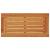 Masă laterală de grădină blat lemn gri 58x27,5x55 cm poliratan GartenMobel Dekor