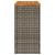 Masă laterală de grădină blat lemn gri 58x27,5x55 cm poliratan GartenMobel Dekor