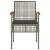 Set mobilier de grădină cu perne, 4 piese, gri, poliratan GartenMobel Dekor