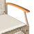 Set mobilier de grădină cu perne, 4 piese, bej, poliratan GartenMobel Dekor