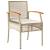 Set mobilier de grădină cu perne, 4 piese, bej, poliratan GartenMobel Dekor