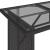 Set mobilier de grădină cu perne, 2 piese, negru, poliratan GartenMobel Dekor