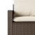 Set mobilier de grădină cu perne, 2 piese, maro, poliratan GartenMobel Dekor