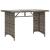 Set mobilier de grădină cu perne, 2 piese, gri, poliratan GartenMobel Dekor