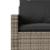 Set mobilier de grădină cu perne, 2 piese, gri, poliratan GartenMobel Dekor
