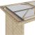 Set mobilier de grădină, 2 piese, cu perne, bej, poliratan GartenMobel Dekor
