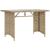 Set mobilier de grădină, 2 piese, cu perne, bej, poliratan GartenMobel Dekor